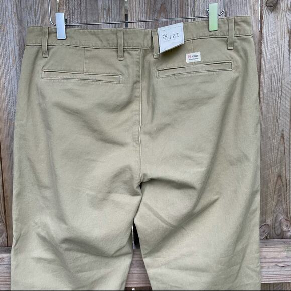 AG Adriano Goldschmied Pants Trousers Standard Issue Khaki Straight Size 34 NWT - Picture 5 of 10